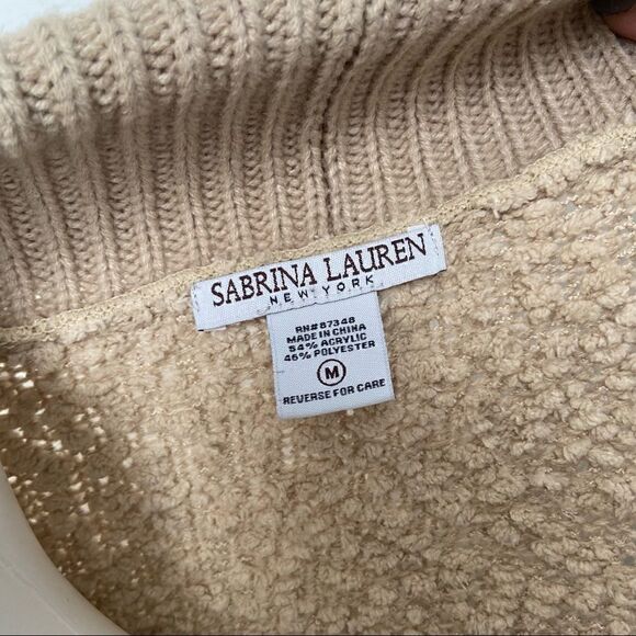 Sabrina Lauren Textured Open Long Cardigan - Picture 3 of 8